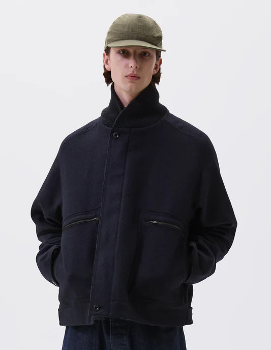 MHL. RIB NECK JACKET
