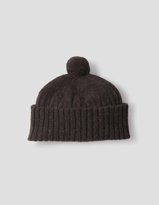 MHL. DEEP RIB BOBBLE HAT